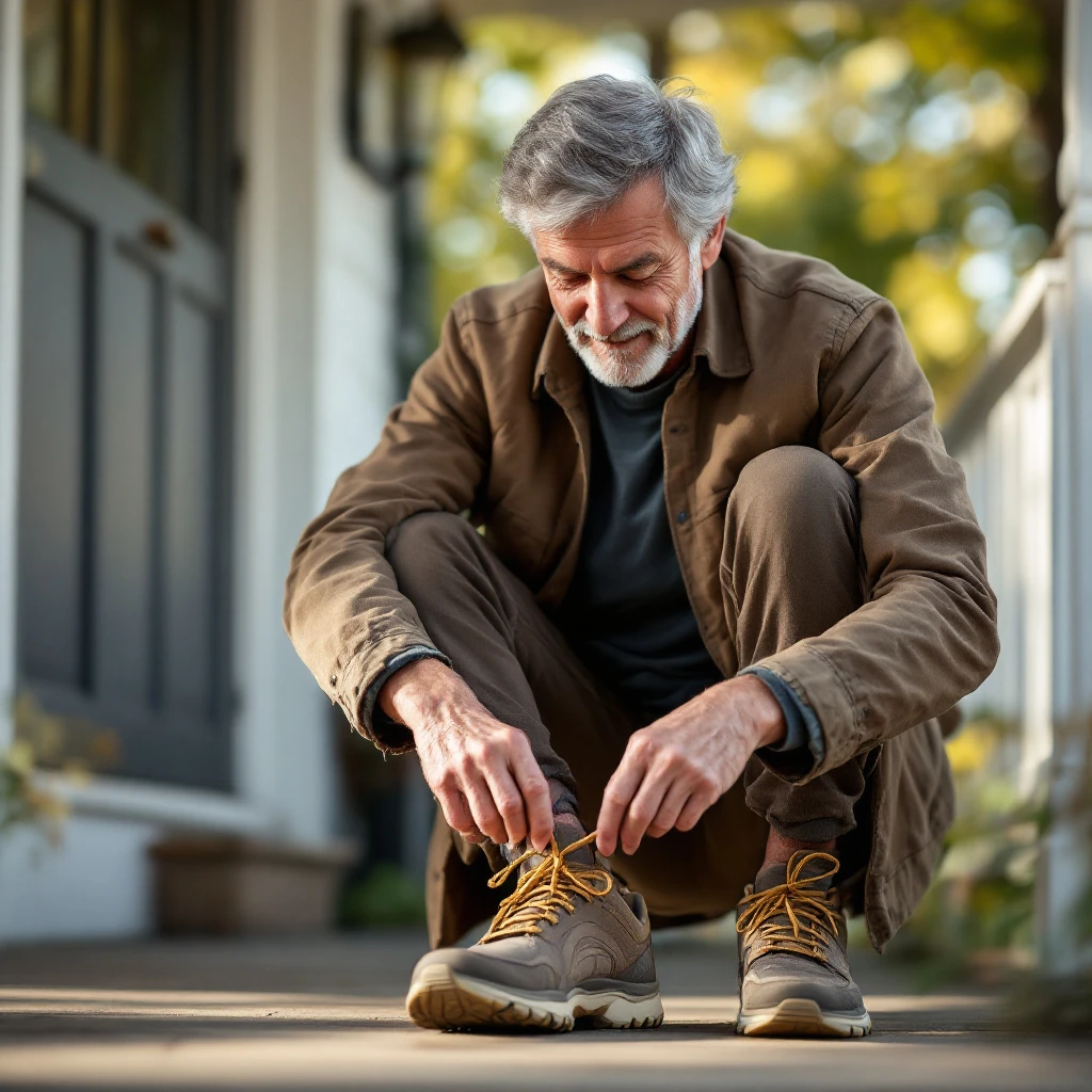 Insoles being worn during a daily walk